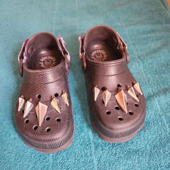 Crocs For Kid Black Panther Size J1 - Picture 1 of 4